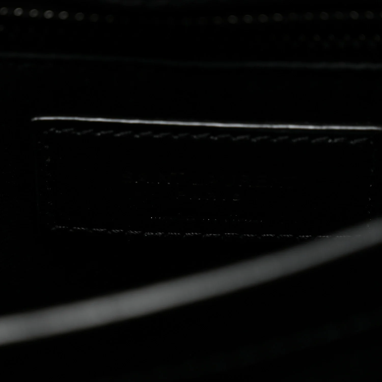 Calfskin Y Quilted Monogram Monochrome Toy Loulou Crossbody Bag Black - Image 6