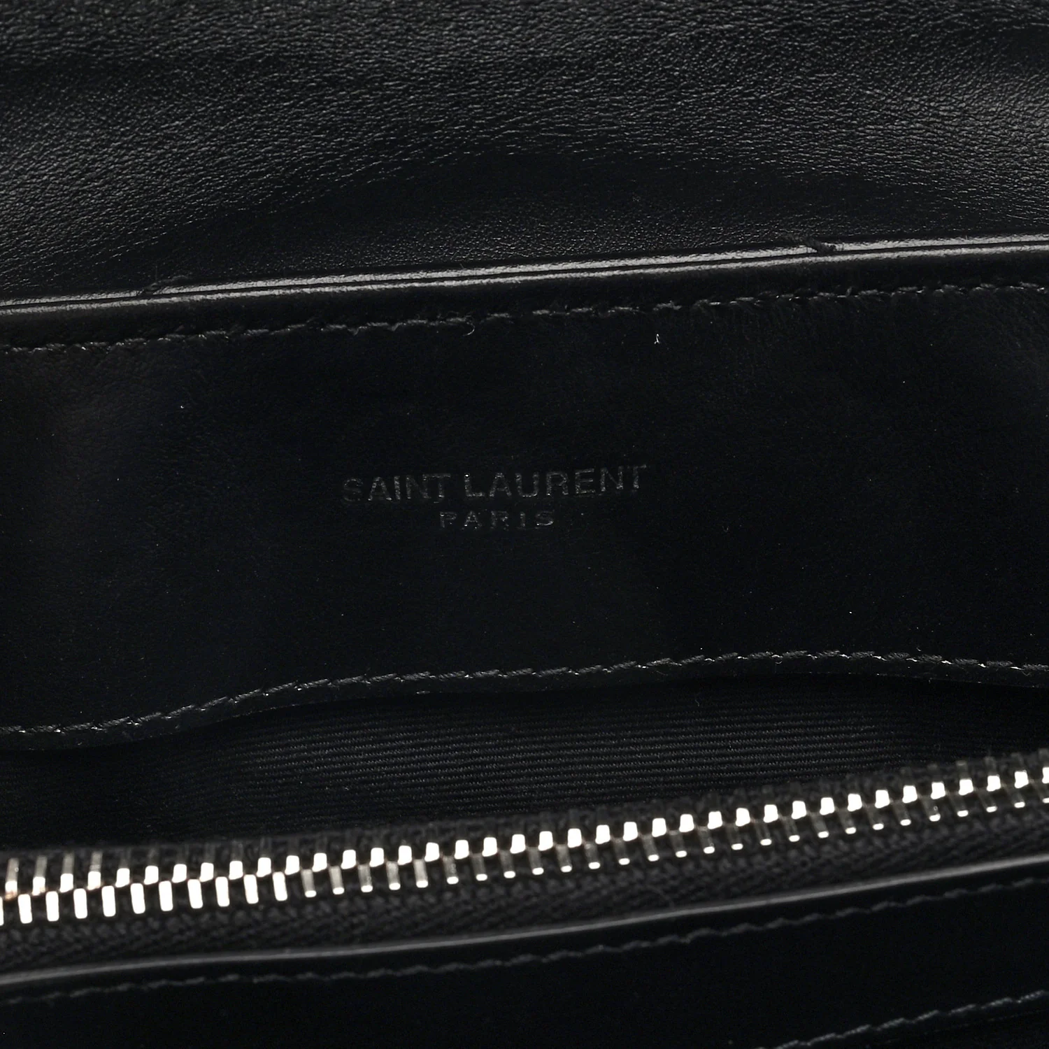 Calfskin Y Quilted Monogram Small Loulou Chain Satchel Black - Image 6
