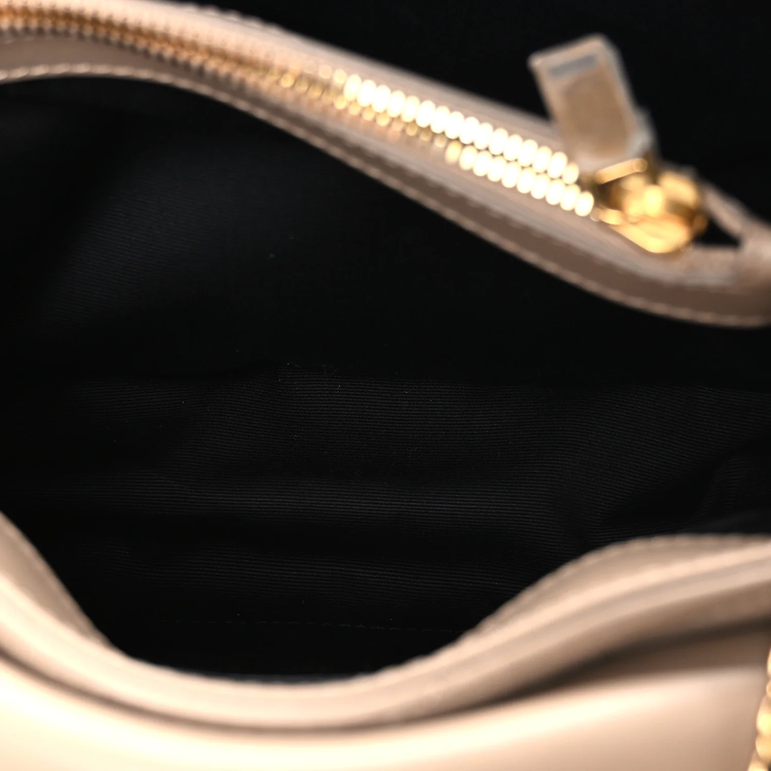 Calfskin Y Quilted Monogram Small Loulou Chain Satchel Dark Beige - Image 5