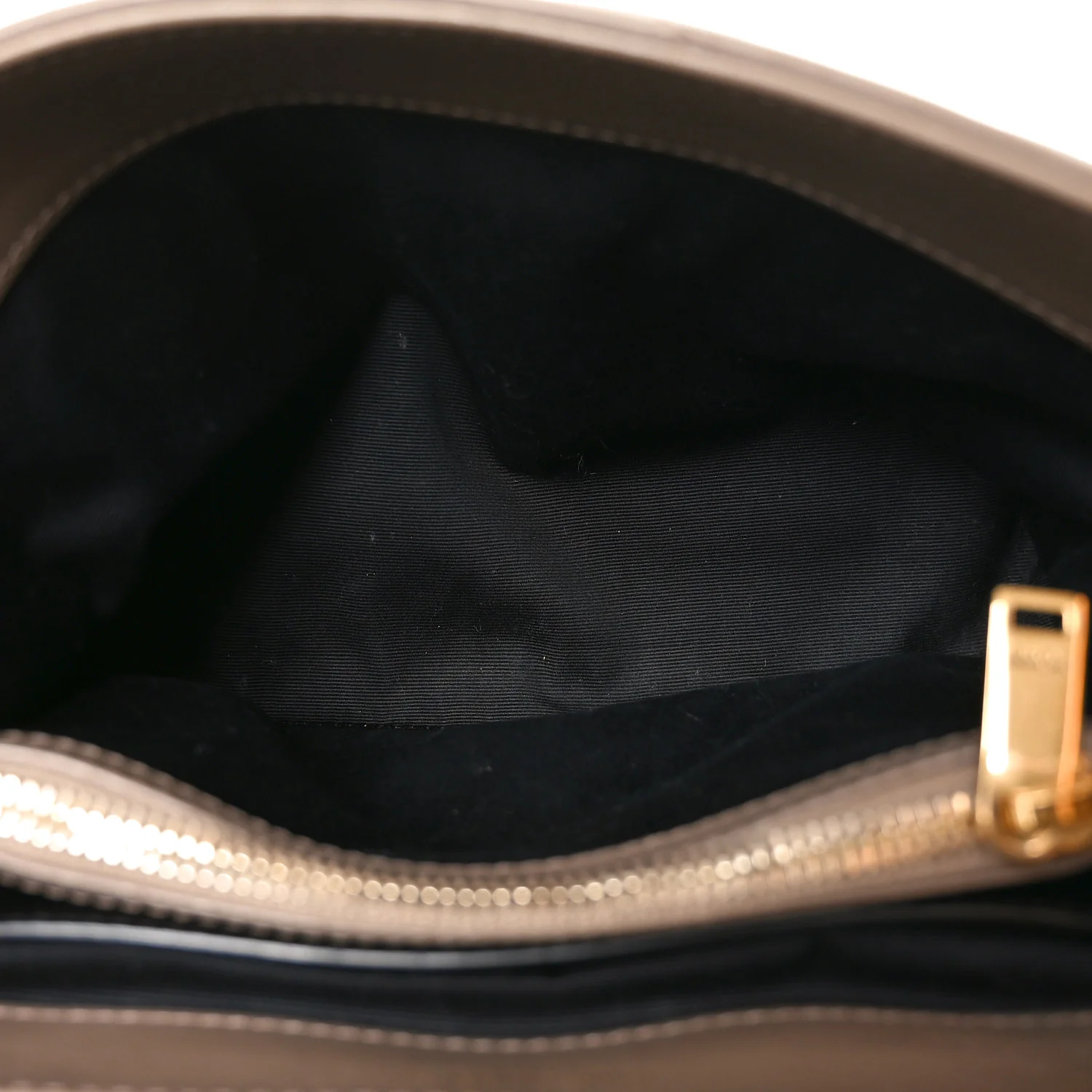 Calfskin Y Quilted Monogram Small Loulou Chain Satchel Dark Beige - Image 4