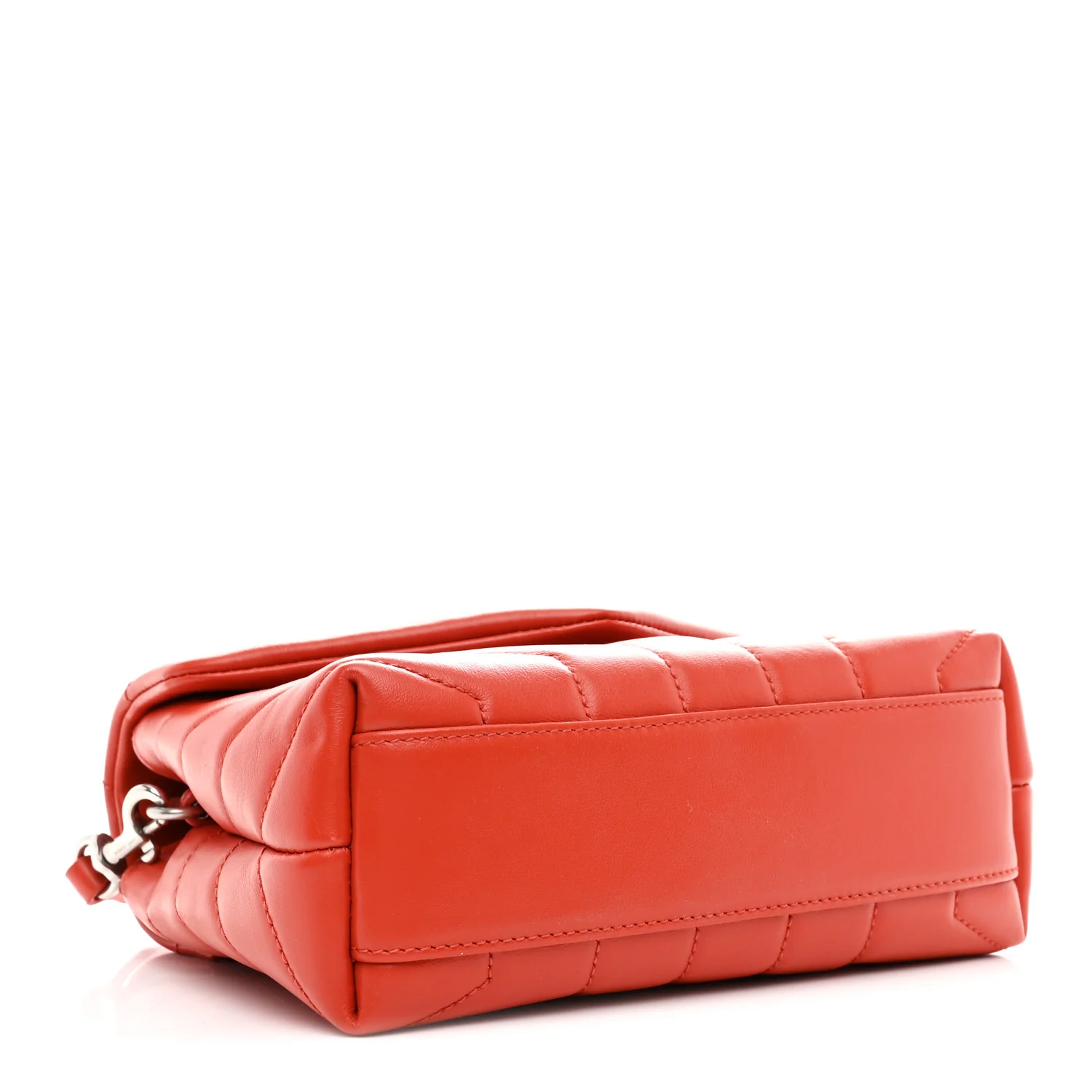 Calfskin Y Quilted Monogram Toy Loulou Crossbody Bag Coral - Image 4