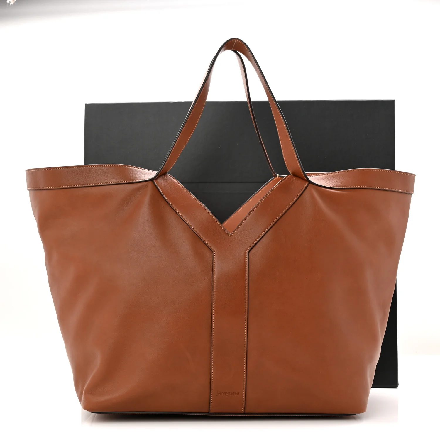 Calfskin Y Tote Brick - Image 11