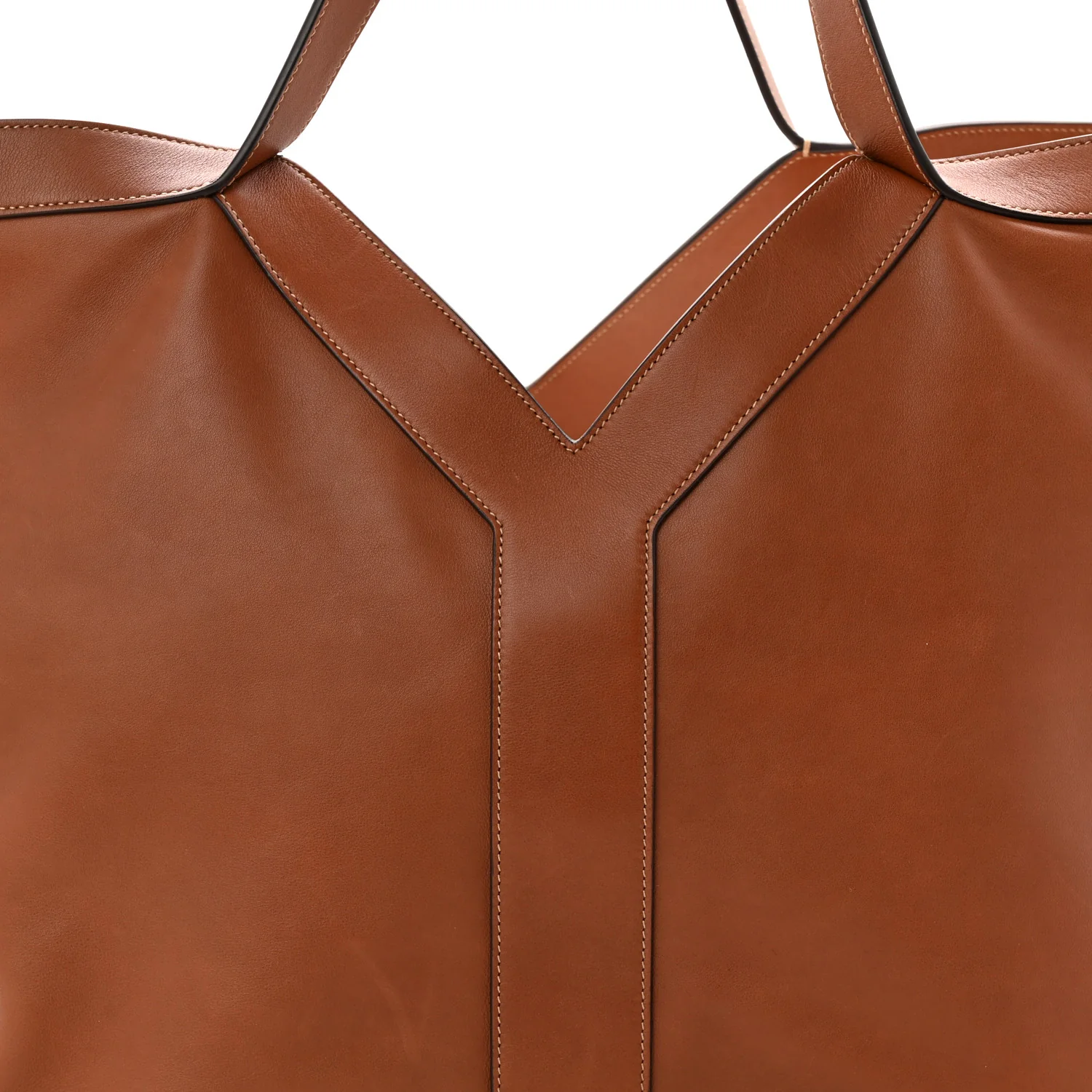 Calfskin Y Tote Brick - Image 8