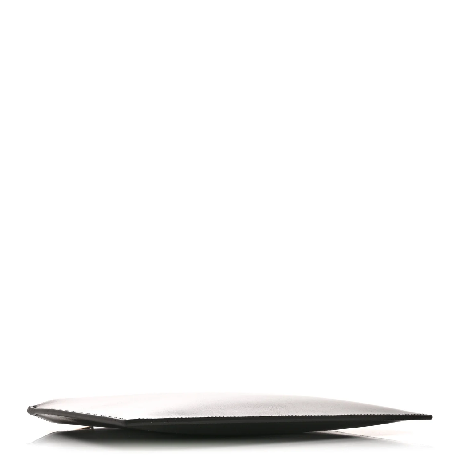 Calfskin Zip Clutch Black - Image 4
