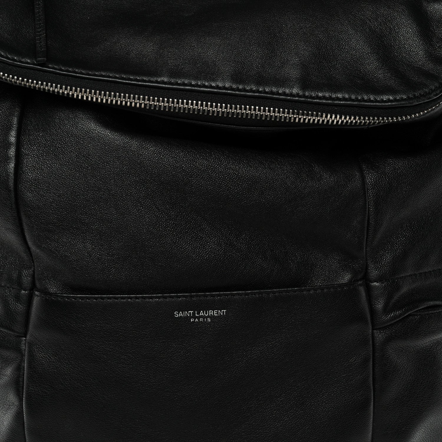 Canvas Calfskin Sid Backpack Black - Image 15
