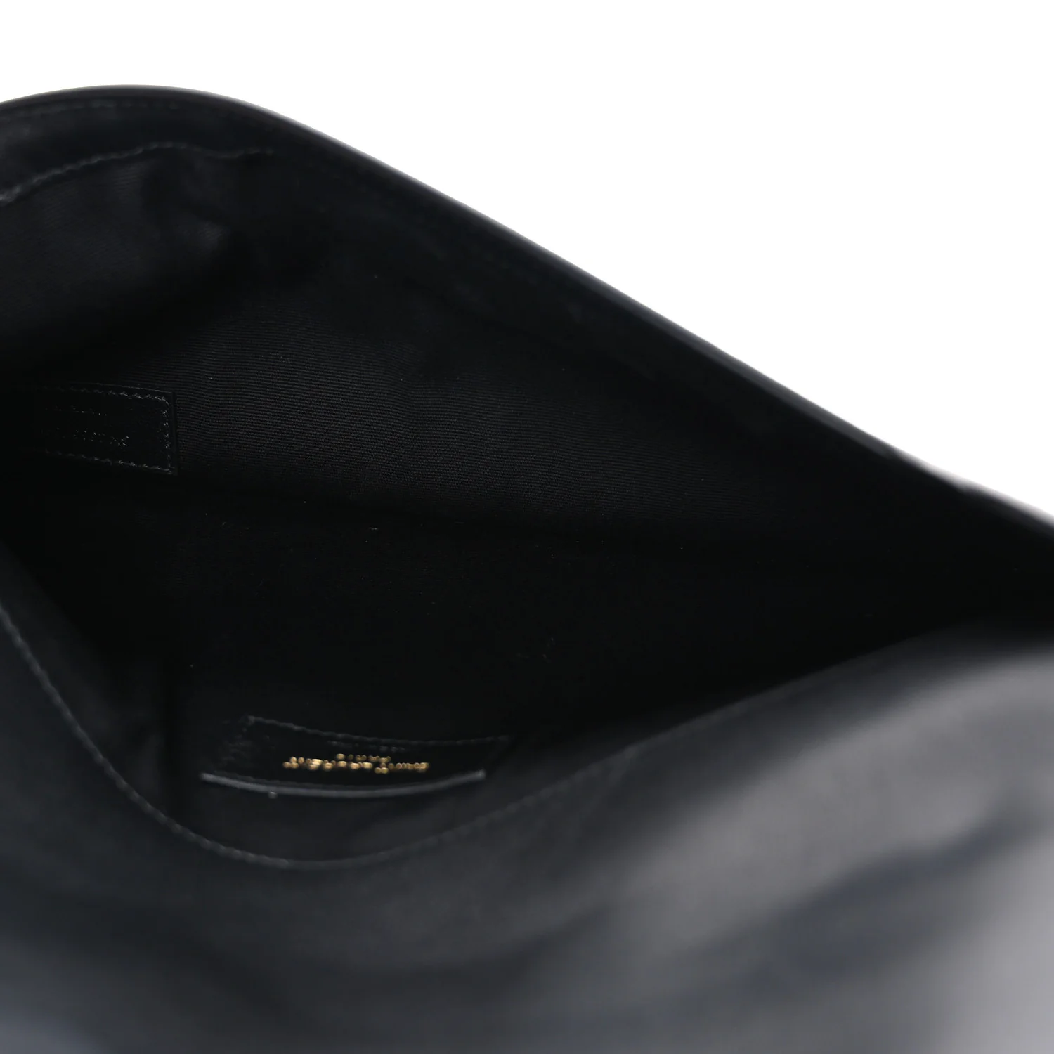 Canvas Striped Uptown Pouch Beige Black - Image 5