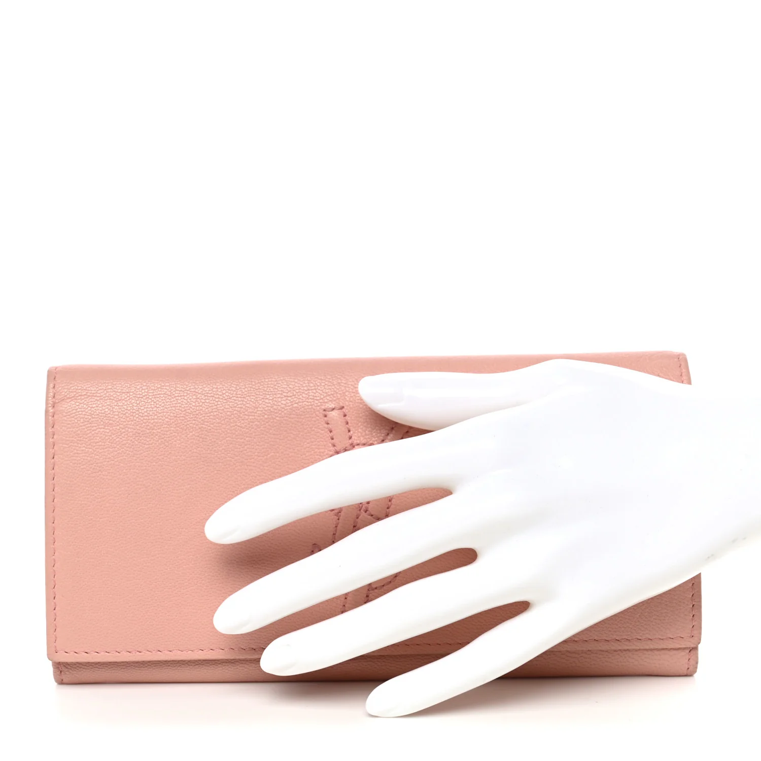 Chevre Belle De Jour Continental Wallet Pink - Image 2
