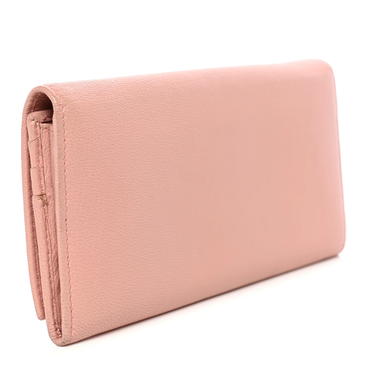 Chevre Belle De Jour Continental Wallet Pink - Image 3