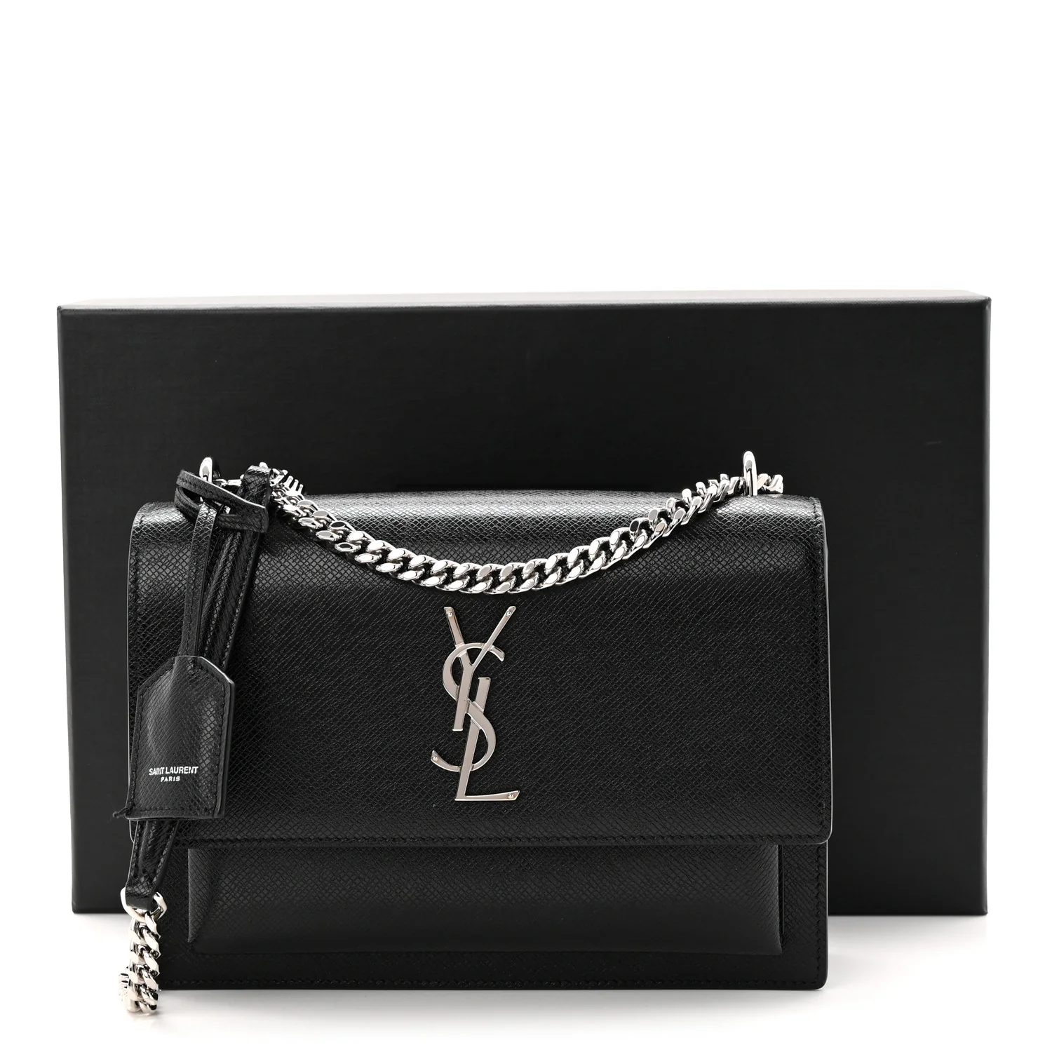 Coated Bark Calfskin Medium Monogram Sunset Black - Image 12