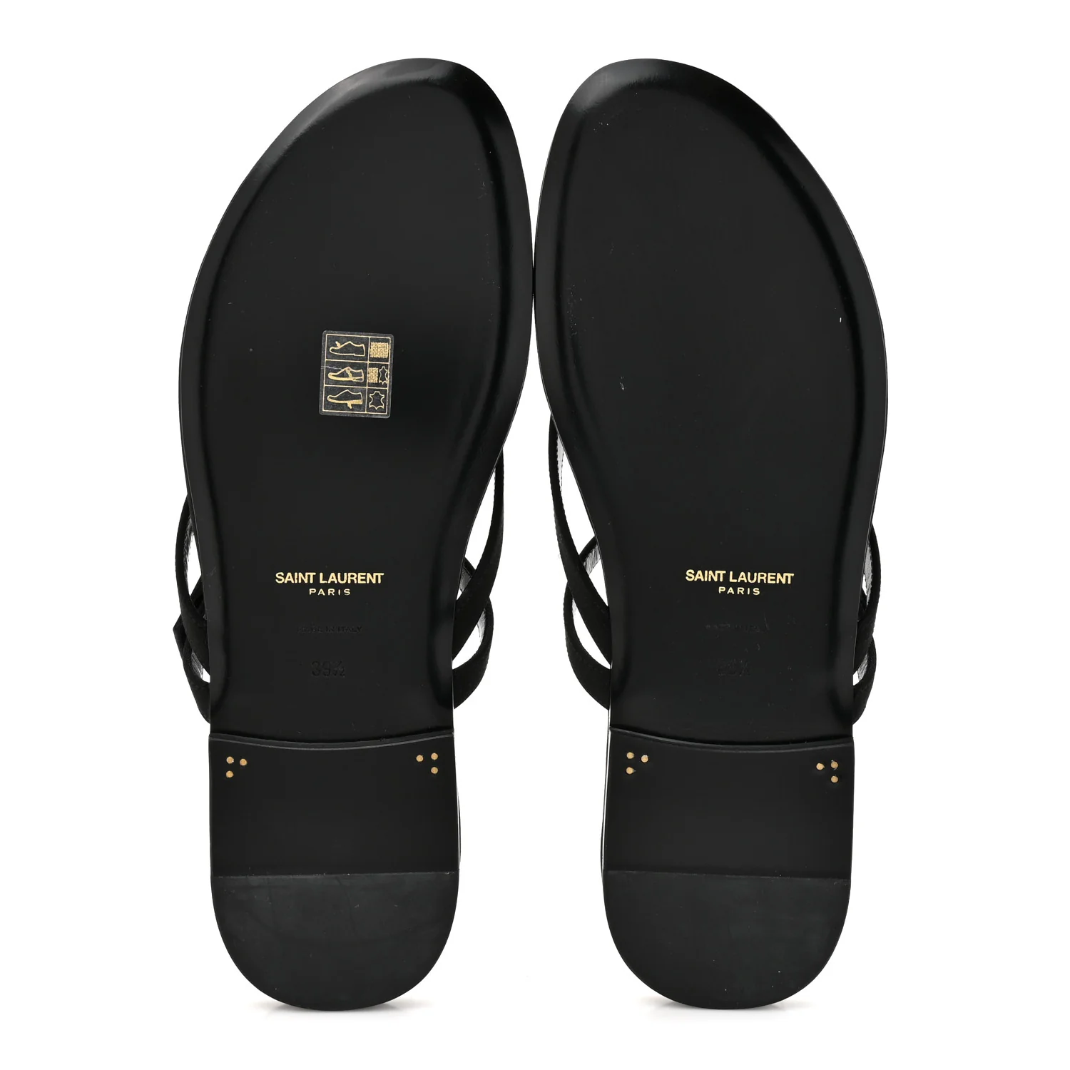 Crepe Satin Laszlo Sandals 39.5 Black - Image 6