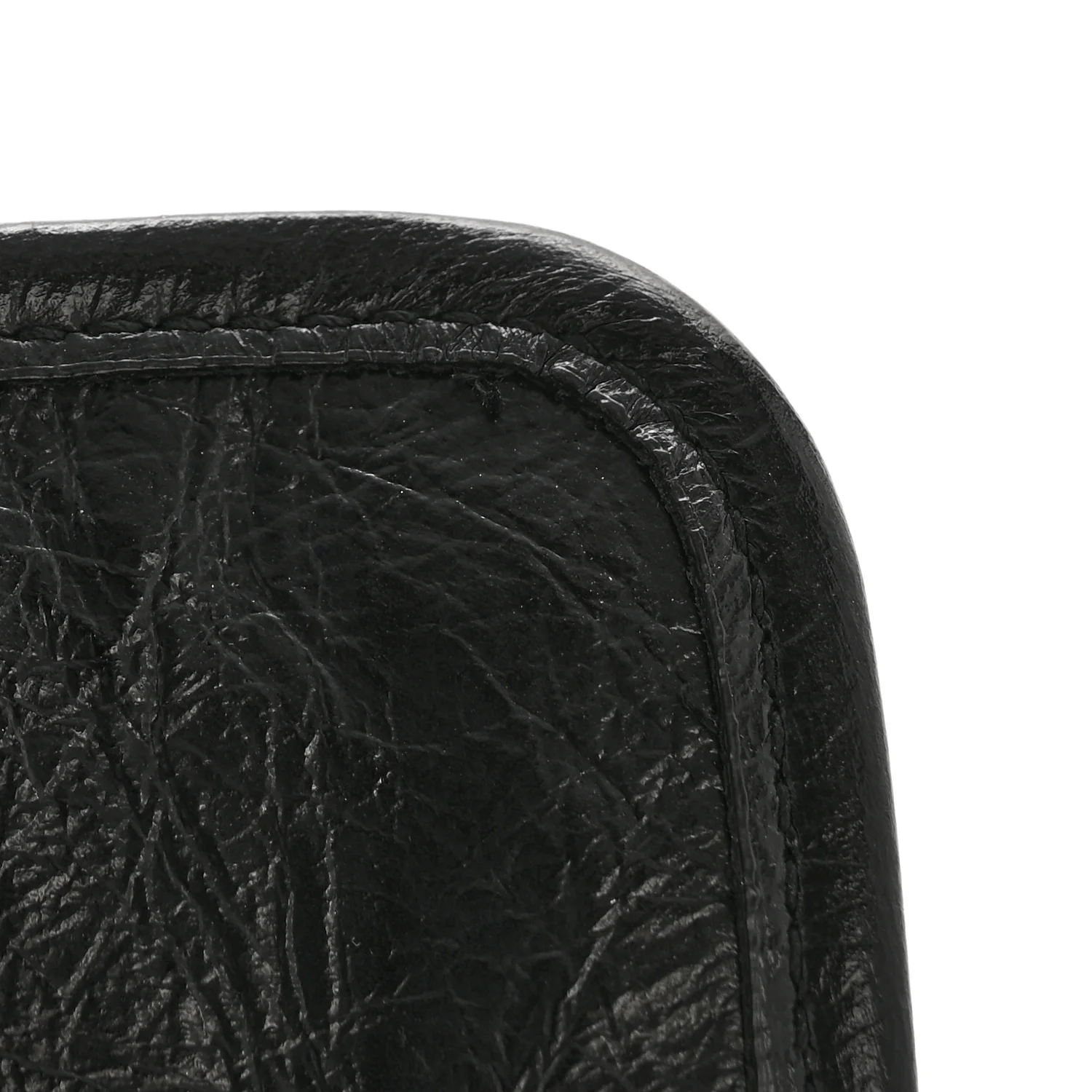 Crinkled Calfskin Matelasse Monogram Baby Niki Chain Satchel Black - Image 13