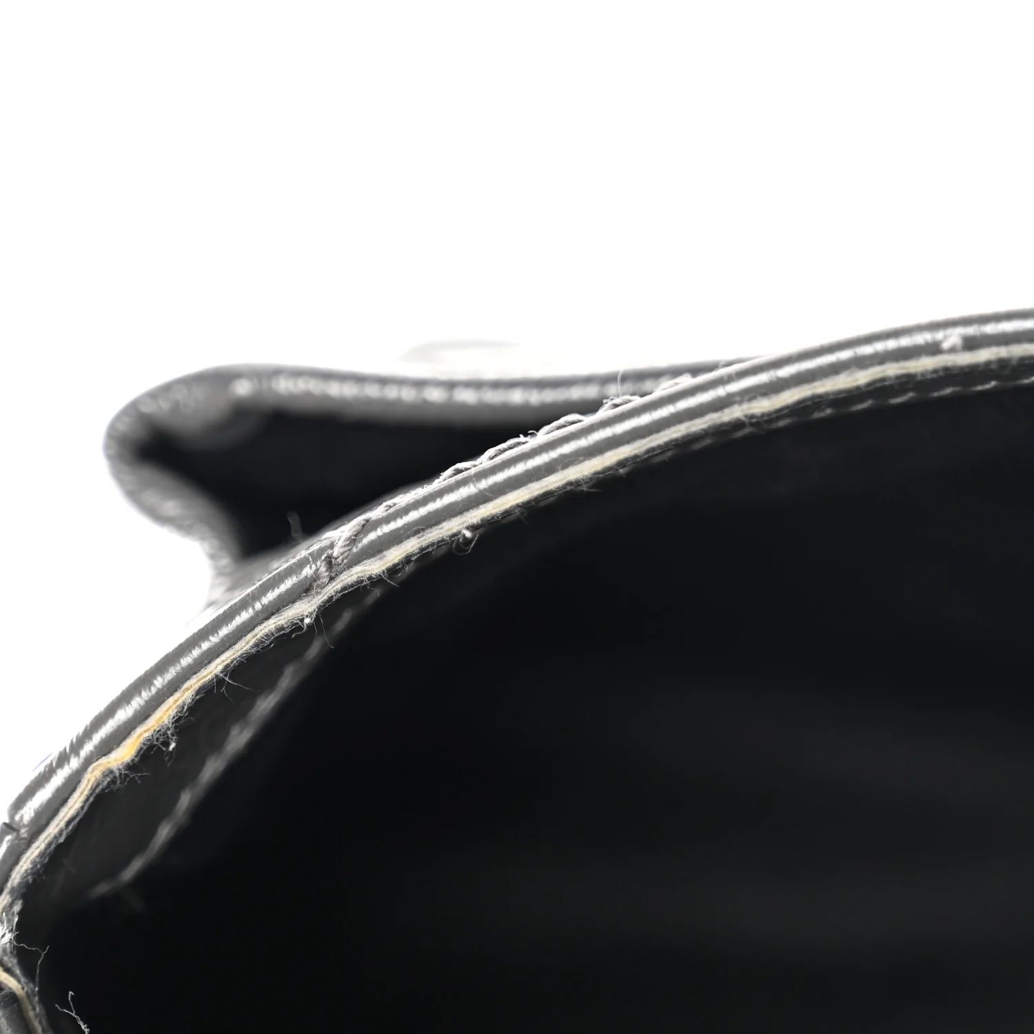Crinkled Calfskin Matelasse Monogram Baby Niki Chain Satchel Storm - Image 11