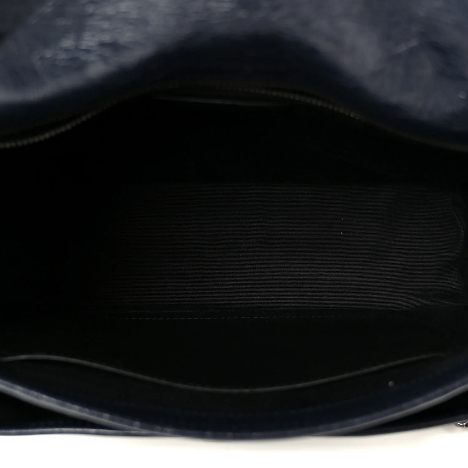 Crinkled Calfskin Matelasse Monogram Medium Niki Chain Satchel Deep Marine - Image 4