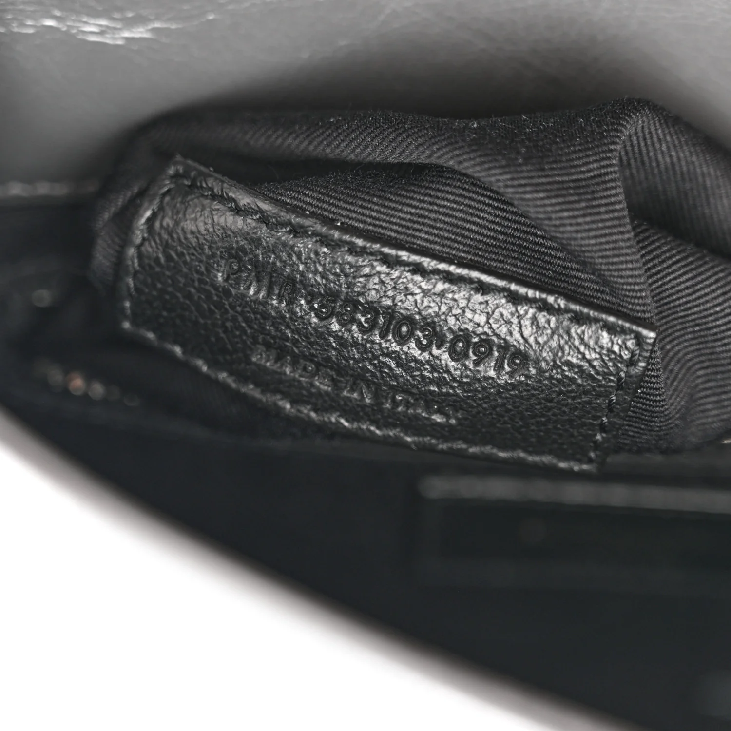 Crinkled Calfskin Matelasse Monogram Niki Chain Wallet Storm - Image 7