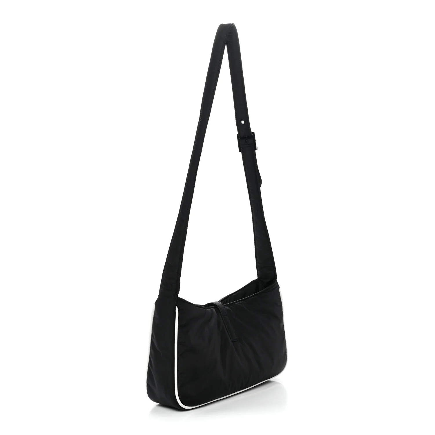 Econyl Nylon Le 5 A 7 Hobo Black White - Image 3