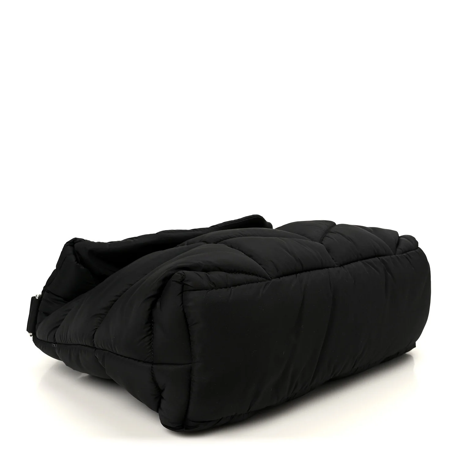 Econyl Nylon Lou Puffer Messenger Black - Image 4