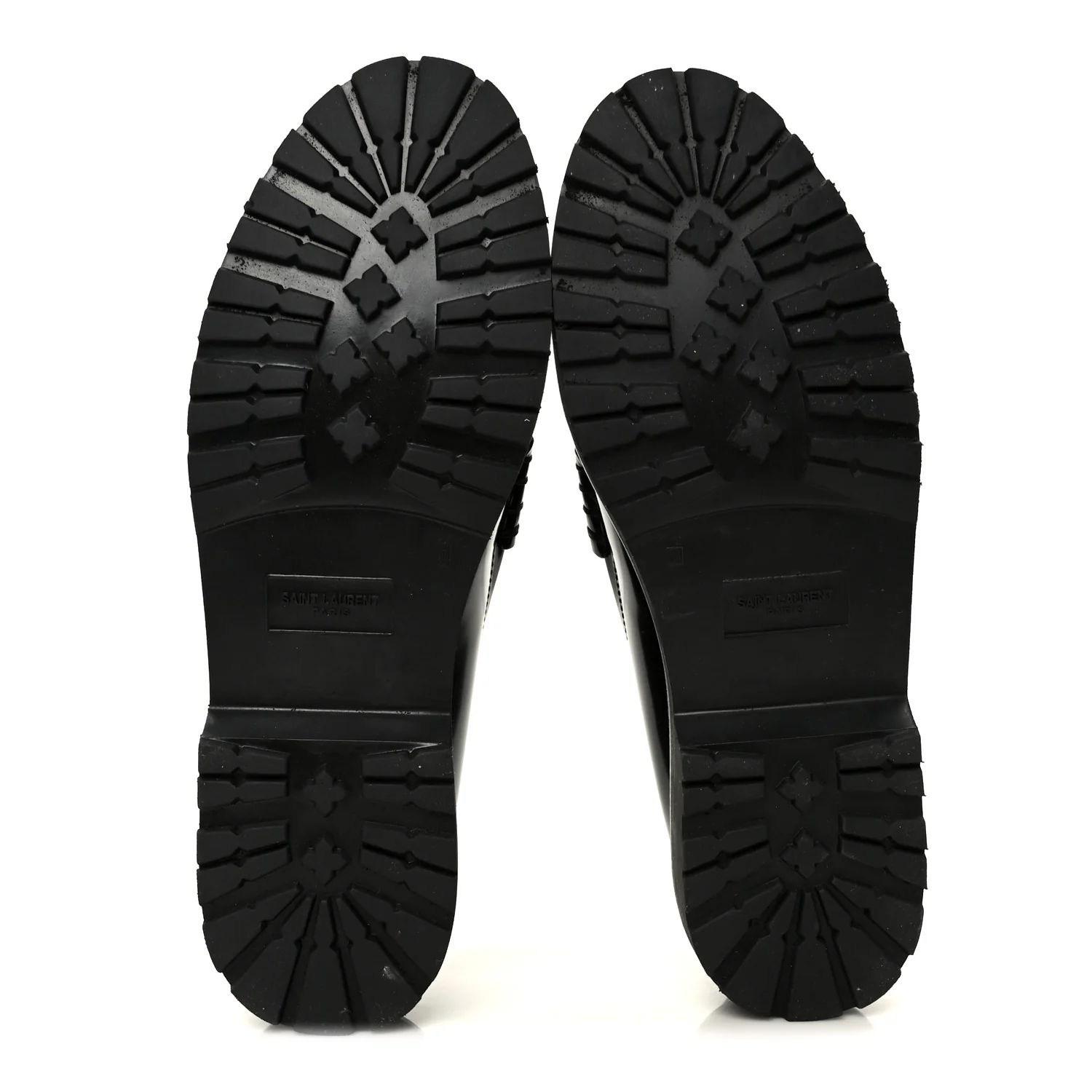 Glazed Calfskin Le Loafer 15 Penny Slippers 37 Black - Image 6