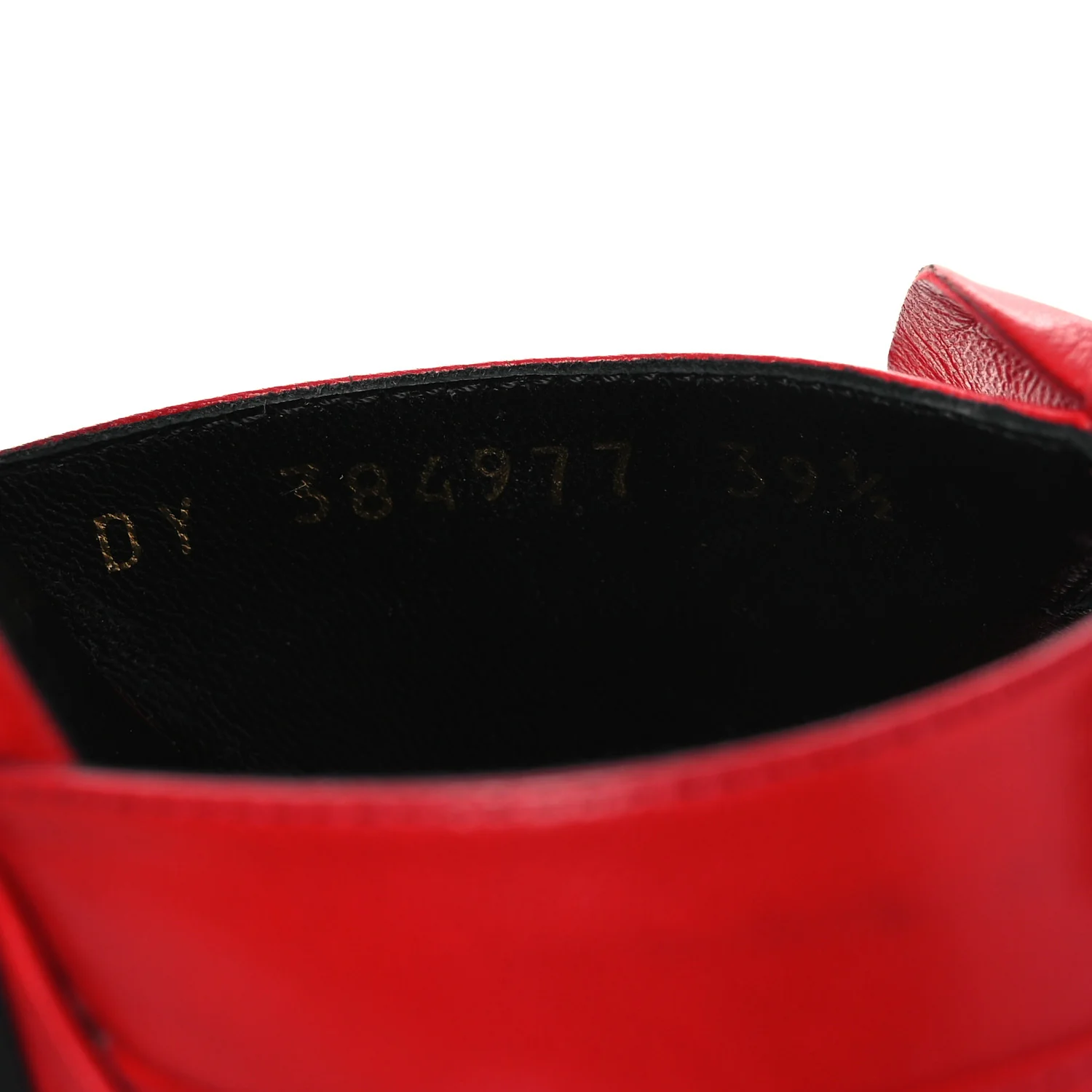 Goatskin Candy 80 Platform Sandals 39.5 New Red - Image 10