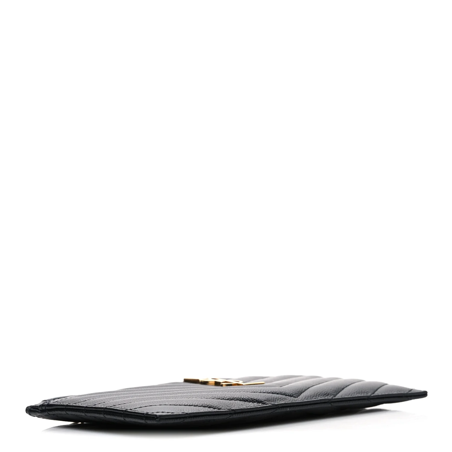 Grain De Poudre Chevron Monogram Bill Pouch Black - Image 4