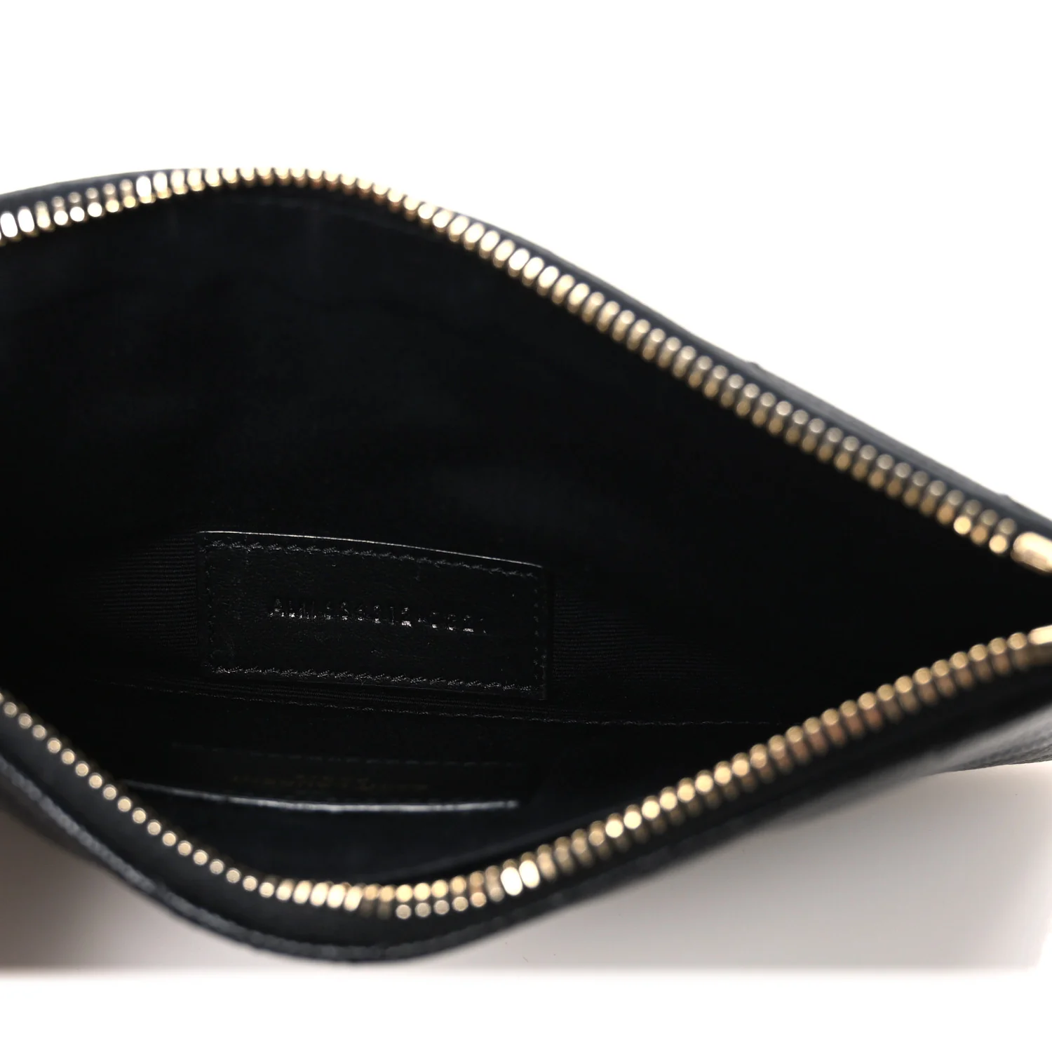 Grain De Poudre Chevron Monogram Bill Pouch Black - Image 5