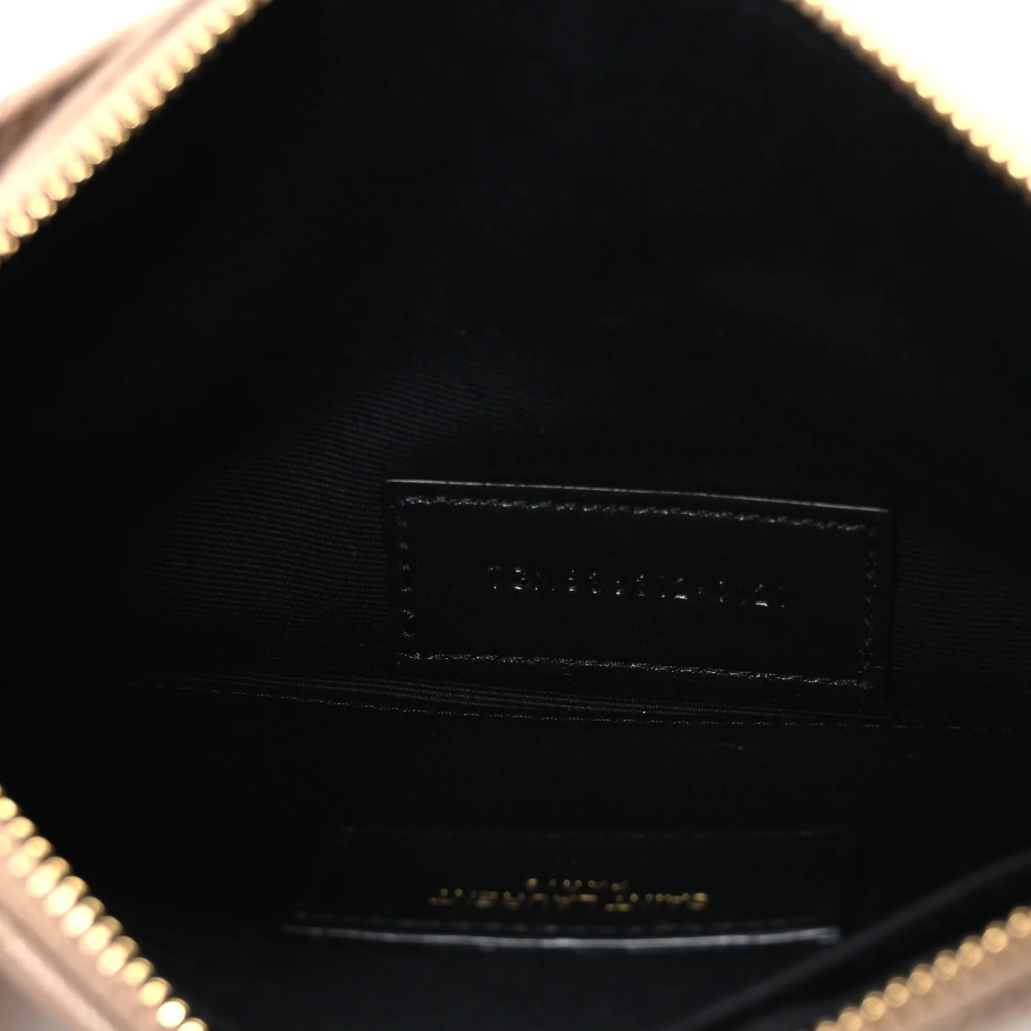 Grain De Poudre Chevron Monogram Bill Pouch Dark Beige - Image 5