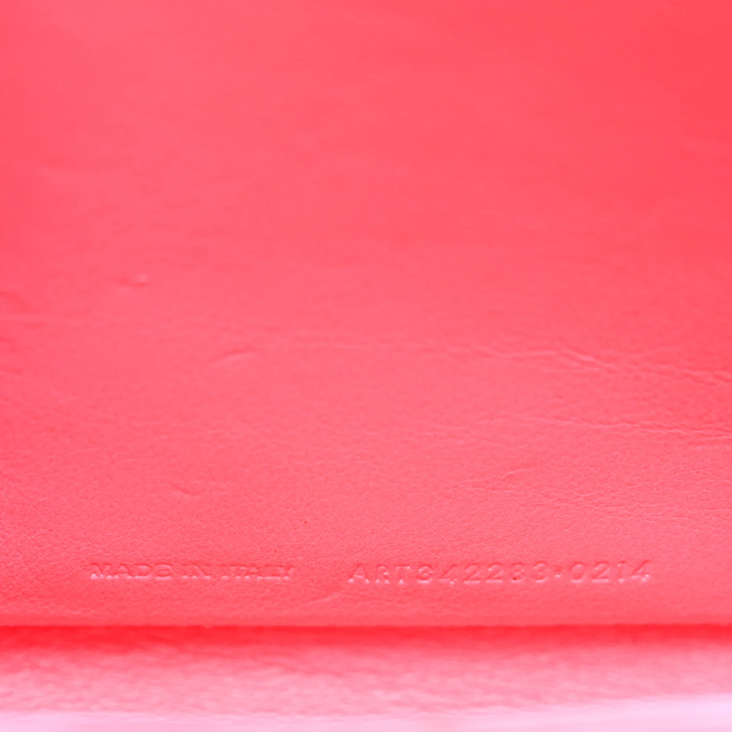 Grain de Poudre Classic Letters Chain Wallet Fuchsia - Image 7