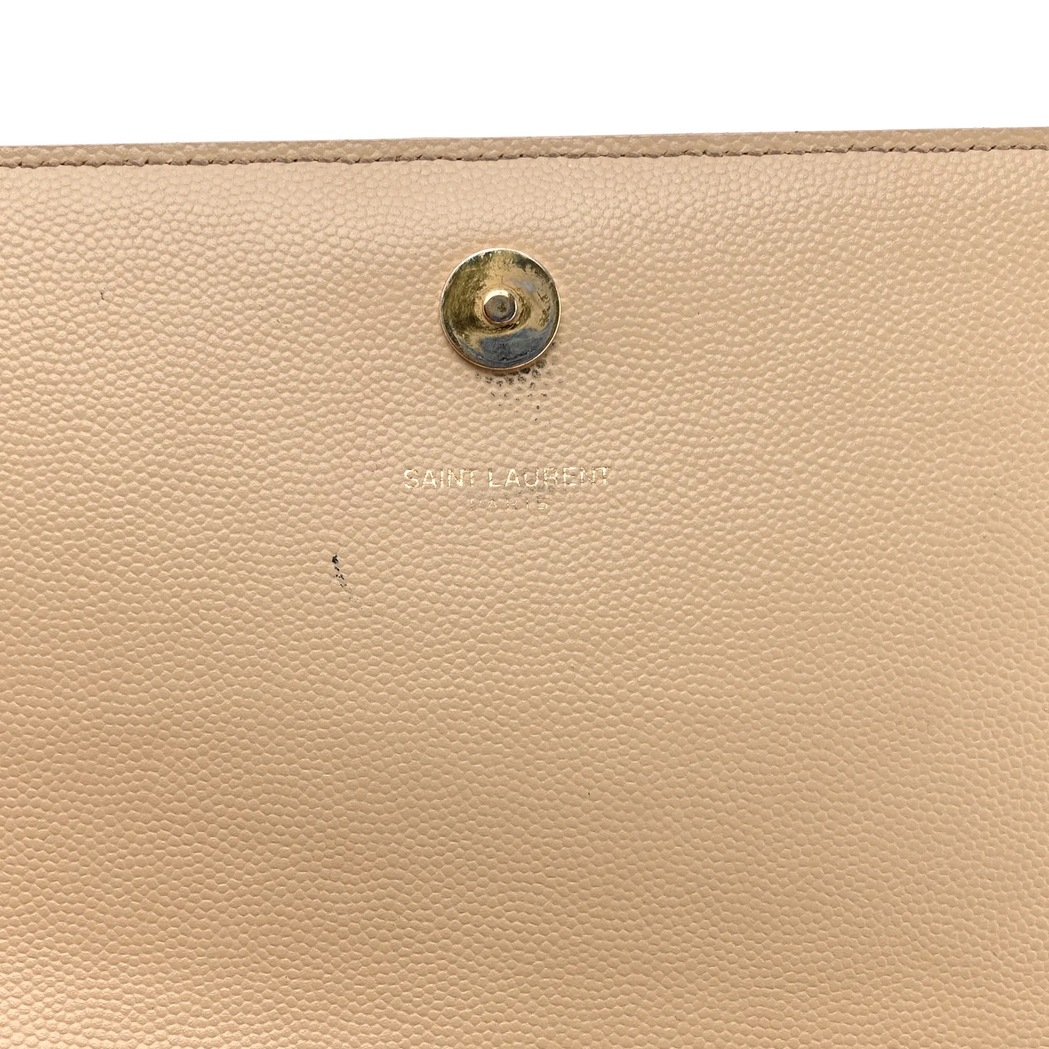 Grain De Poudre Classic Monogram Cassandre Clutch Nude - Image 10
