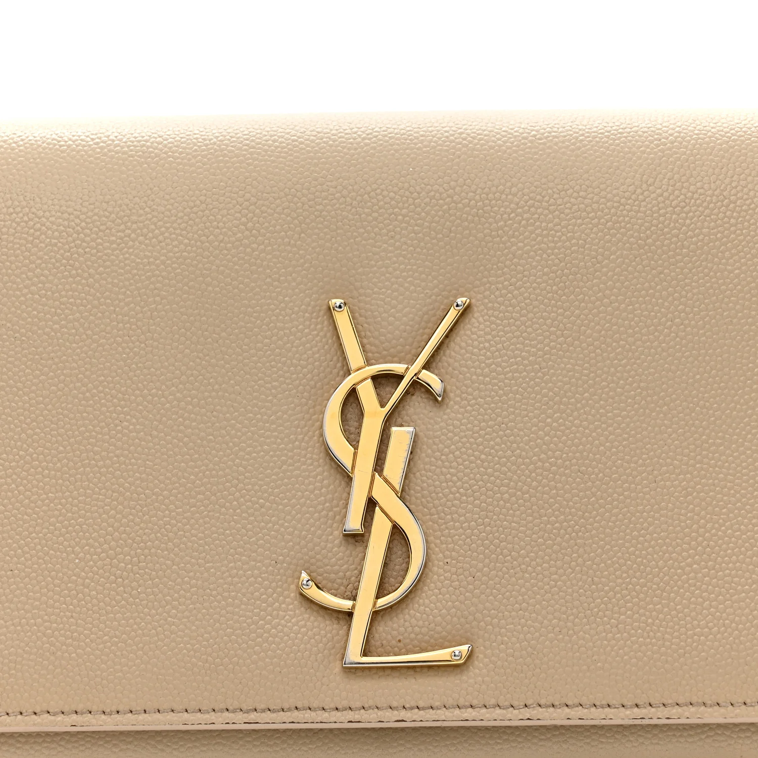 Grain De Poudre Classic Monogram Cassandre Clutch Nude - Image 7