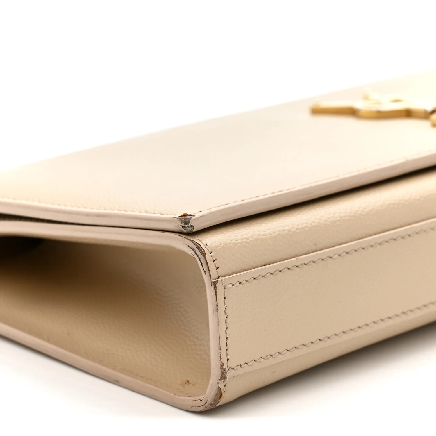 Grain De Poudre Classic Monogram Cassandre Clutch Nude - Image 8
