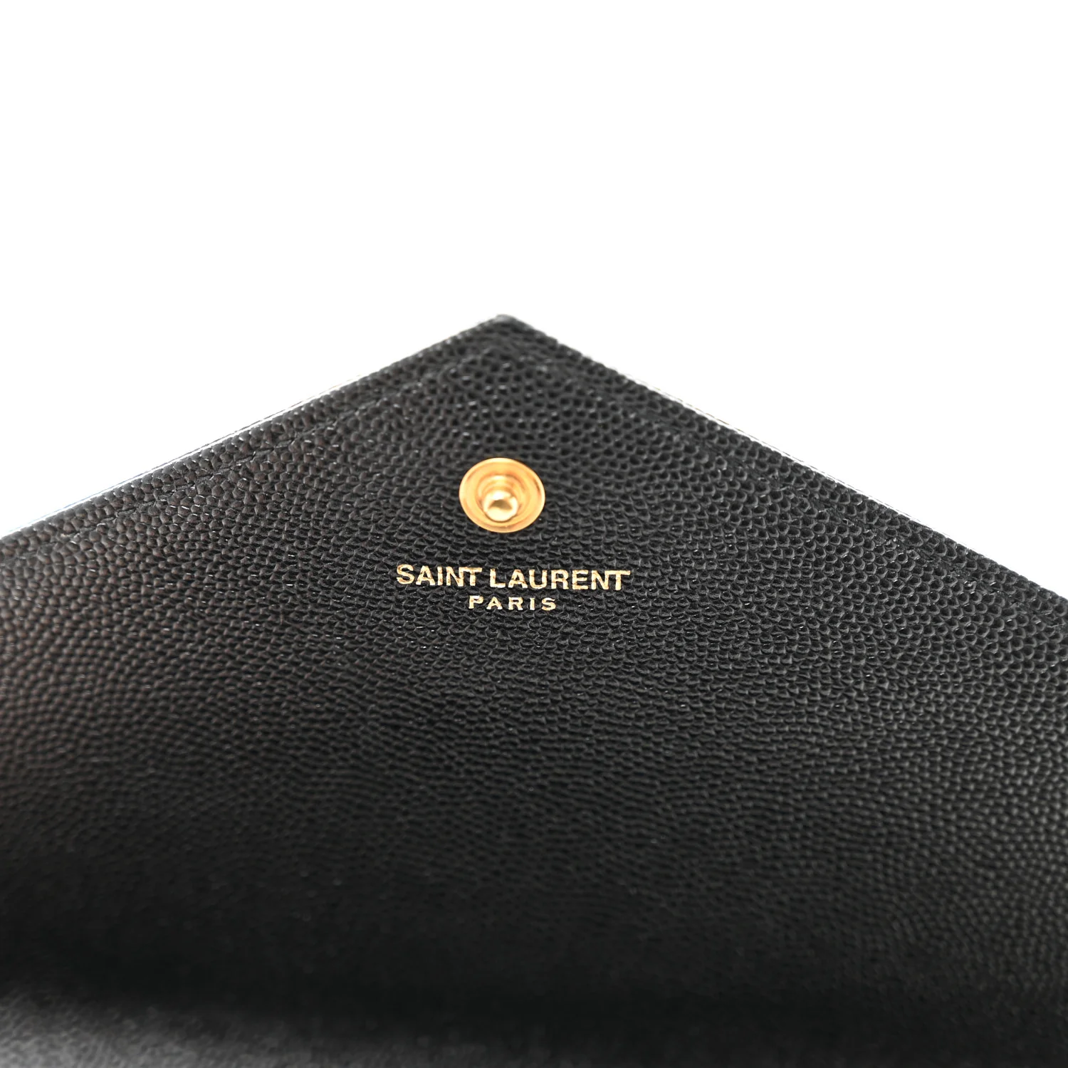 Grain De Poudre Matelasse Chevron Monogram Chain Wallet Black - Image 6