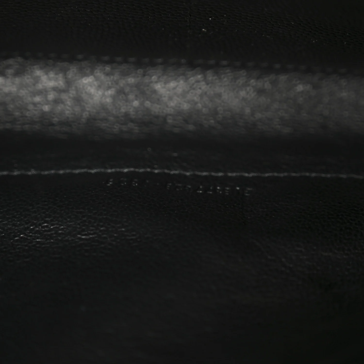 Grain De Poudre Matelasse Chevron Monogram Chain Wallet Black - Image 7