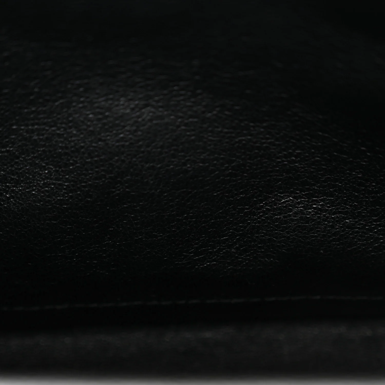 Grain De Poudre Matelasse Chevron Monogram Chain Wallet Black - Image 8