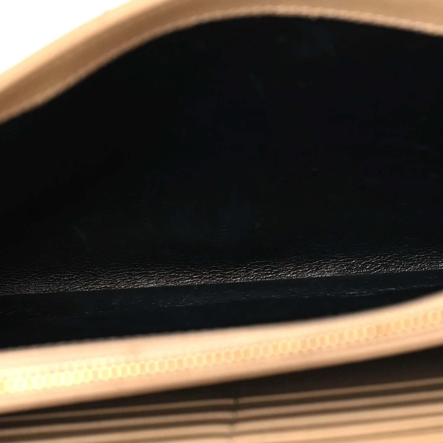 Grain De Poudre Matelasse Chevron Monogram Chain Wallet Nude Powder - Image 6
