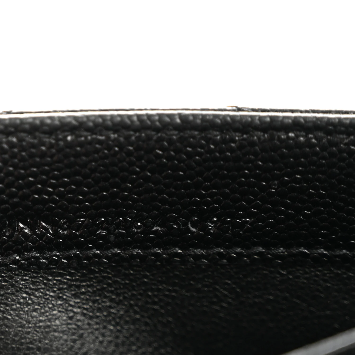 Grain De Poudre Matelasse Chevron Monogram Flap Wallet Black - Image 7