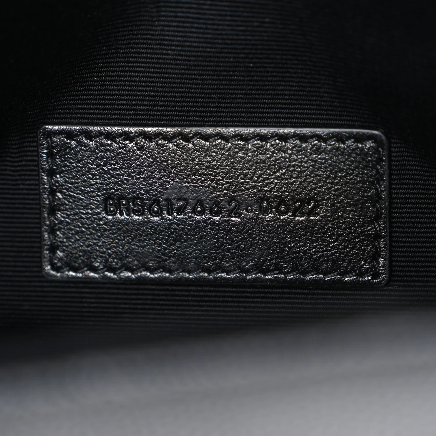 Grain De Poudre Matelasse Chevron Monogram Monochrome Envelope Clutch Black - Image 7