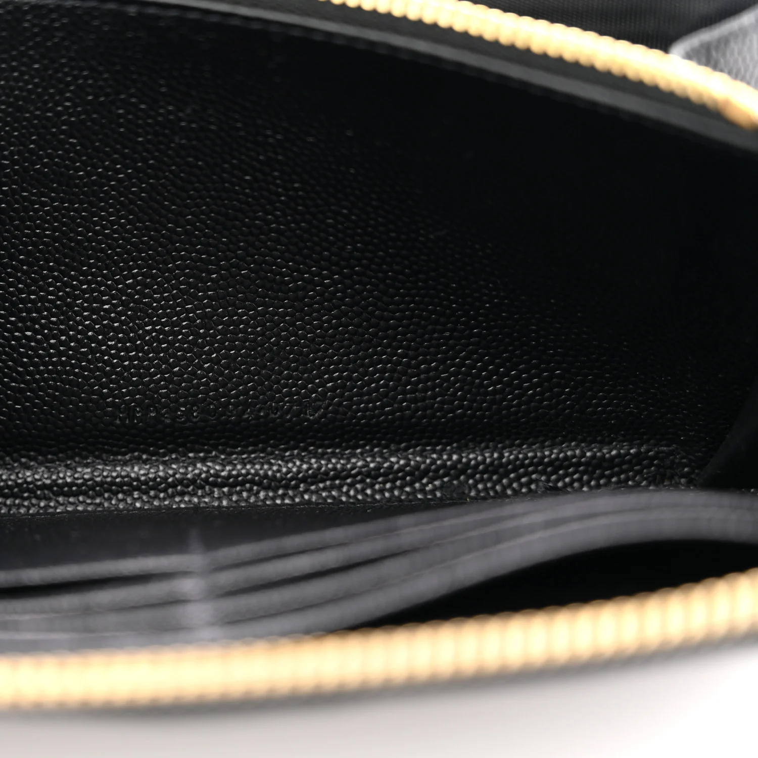 Grain De Poudre Matelasse Chevron Monogram Zip Around Wallet Black - Image 7