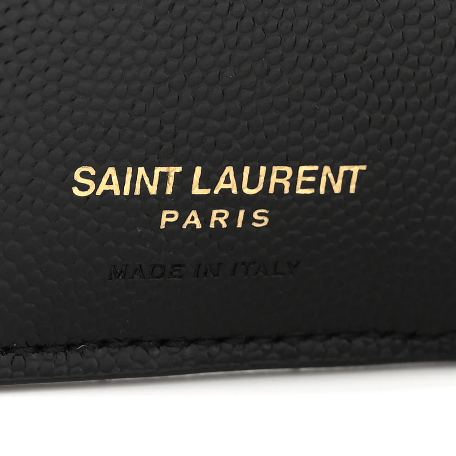 Grain De Poudre Matelasse Chevron Monogram Zipped Card Case Black - Image 6