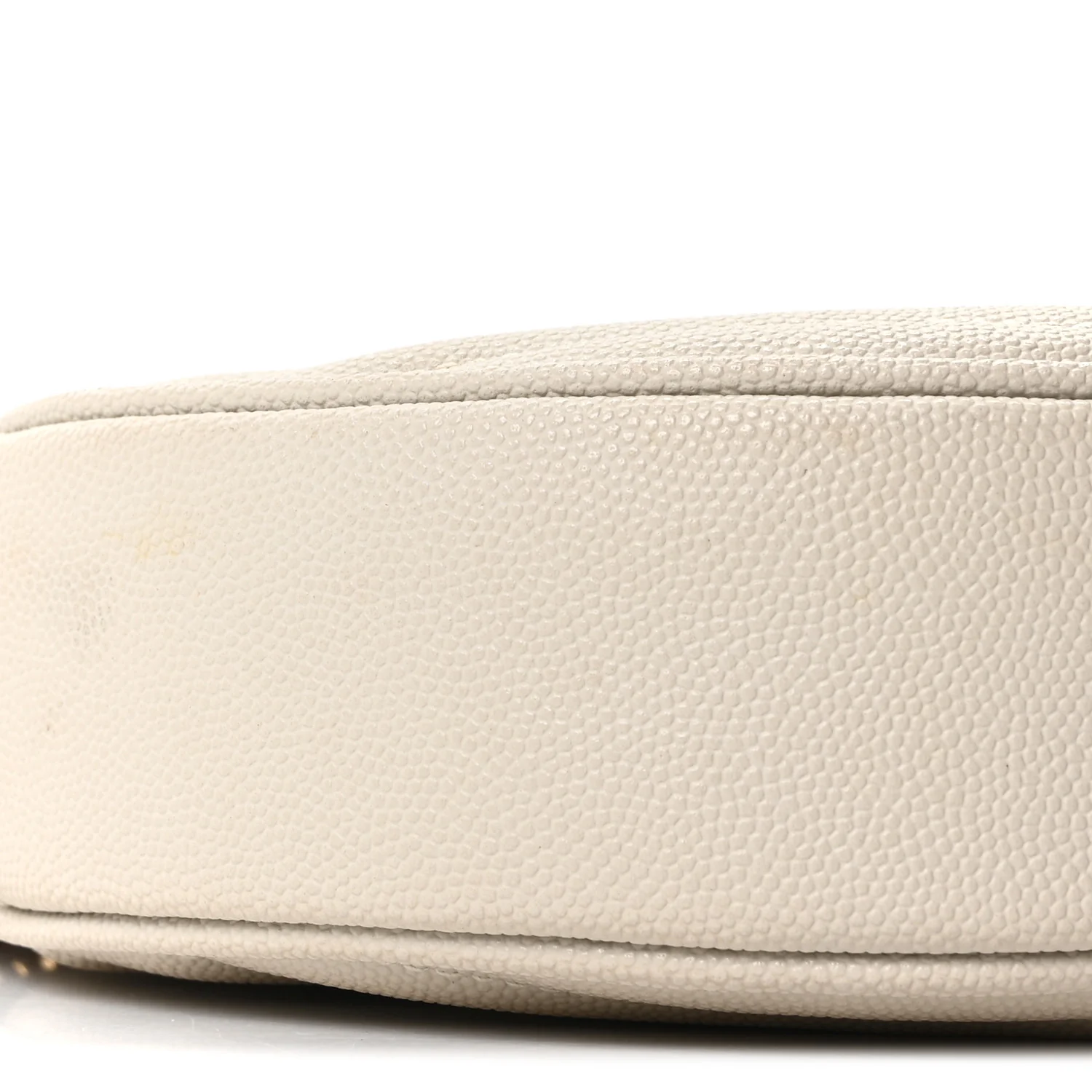 Grain De Poudre Matelasse Chevron Quilted Round Vinyle Camera Bag Crema Soft - Image 8