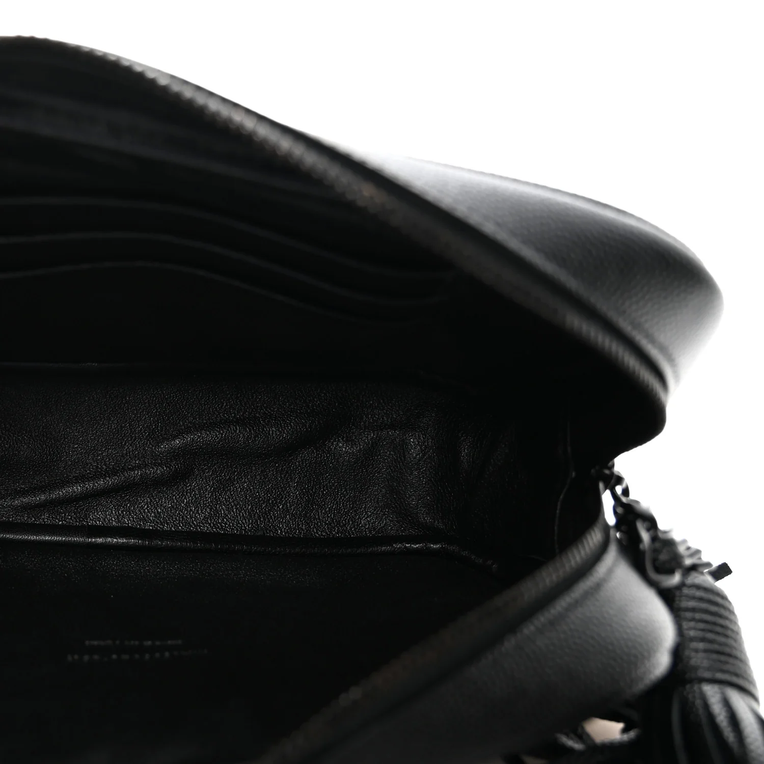 Grain De Poudre Matelasse Monochrome Monogram Mini Lou Camera Bag Black - Image 5