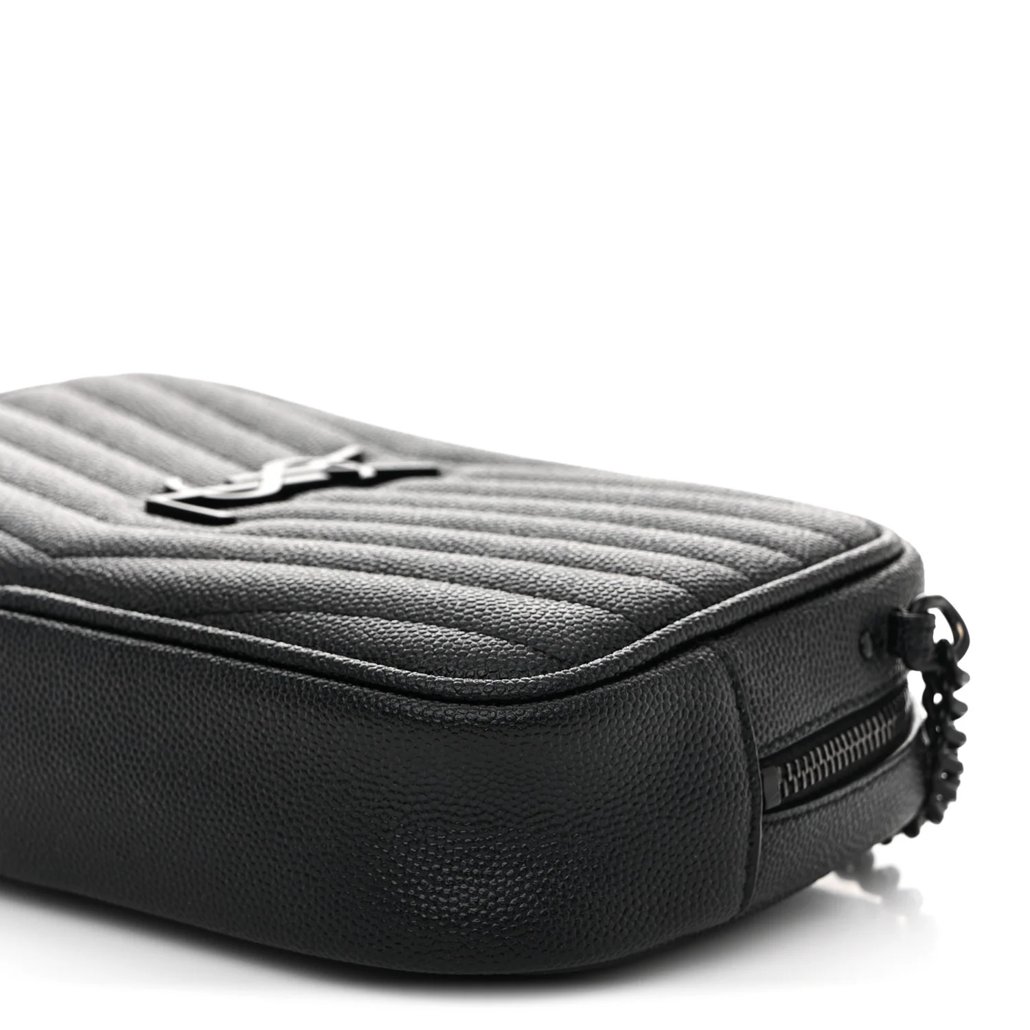 Grain De Poudre Matelasse Monochrome Monogram Mini Lou Camera Bag Black - Image 10