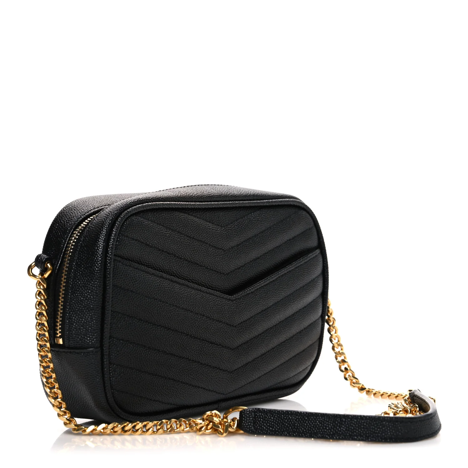 Grain De Poudre Matelasse Monogram Mini Lou Camera Bag Black - Image 2