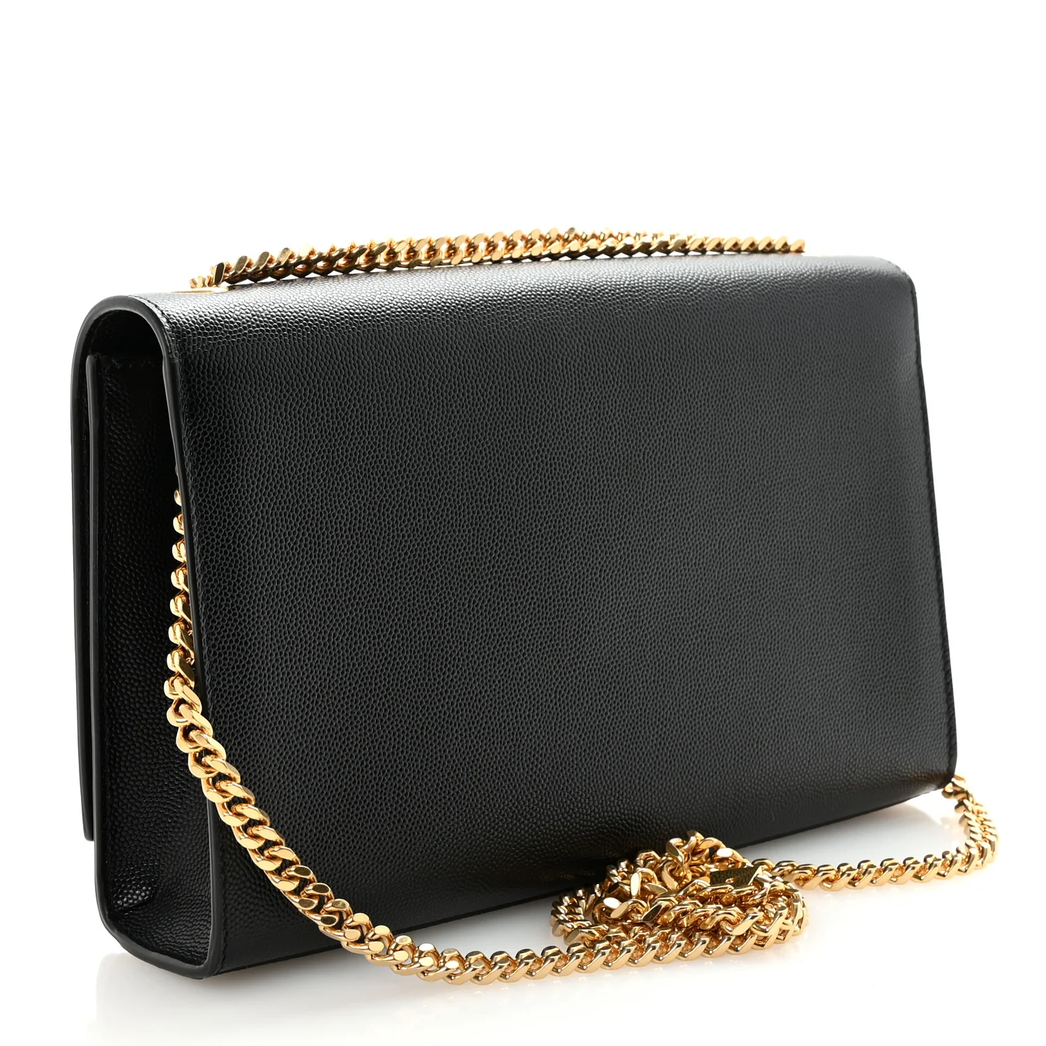 Grain De Poudre Medium Classic Monogram Kate Satchel Black - Image 3