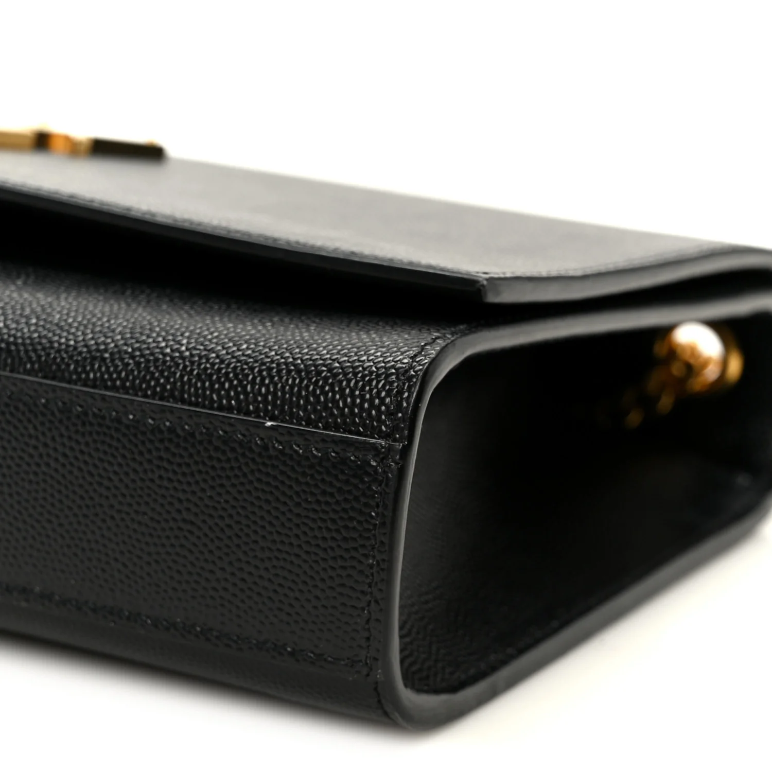 Grain De Poudre Medium Classic Monogram Kate Satchel Black - Image 11