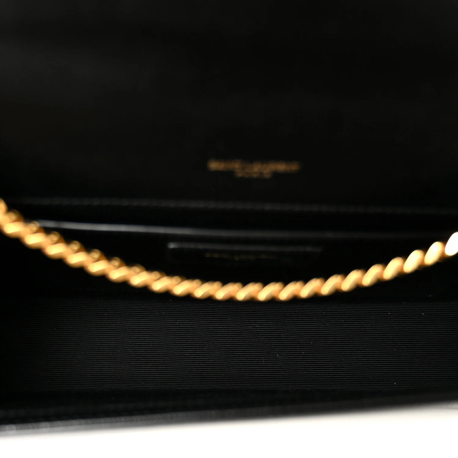 Grain De Poudre Medium Classic Monogram Kate Satchel Black - Image 5