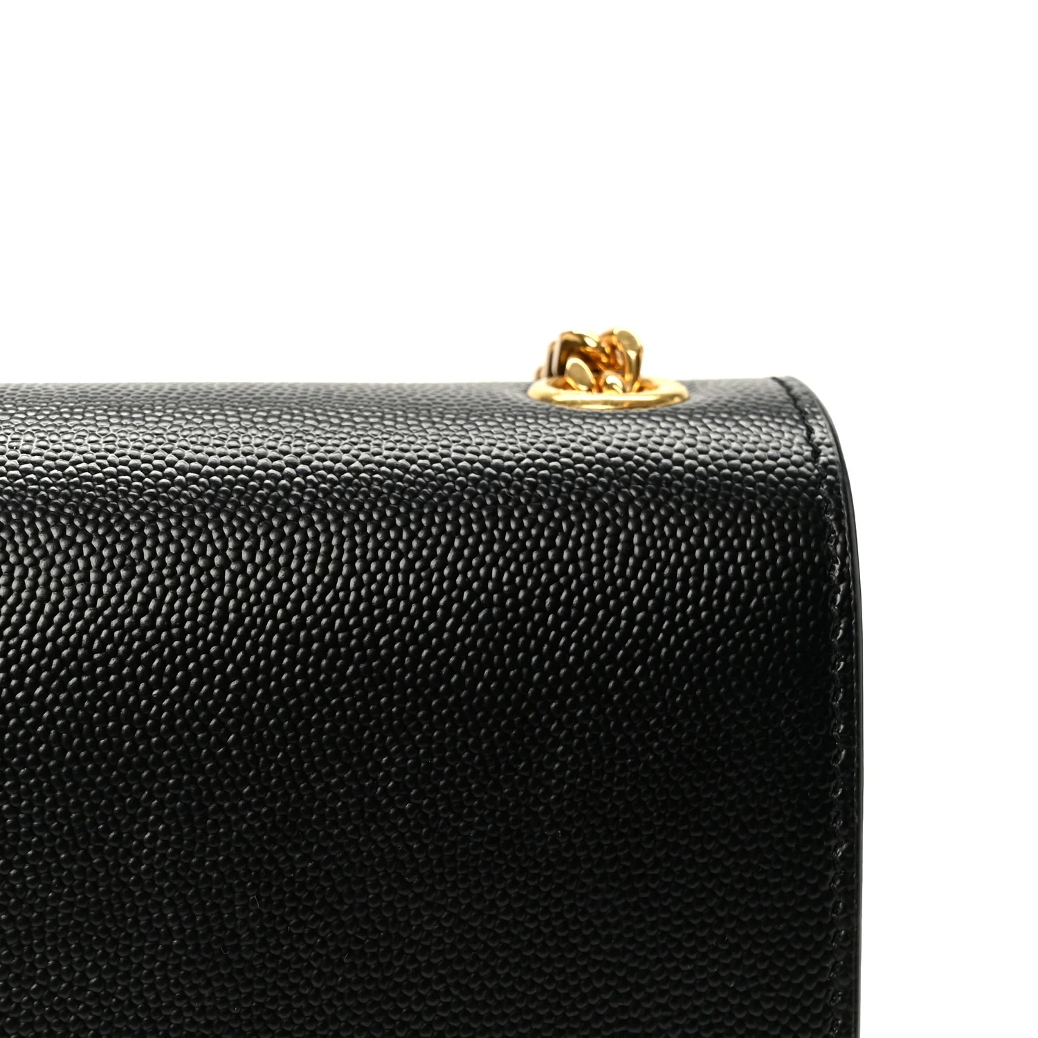 Grain De Poudre Medium Classic Monogram Kate Satchel Black - Image 9