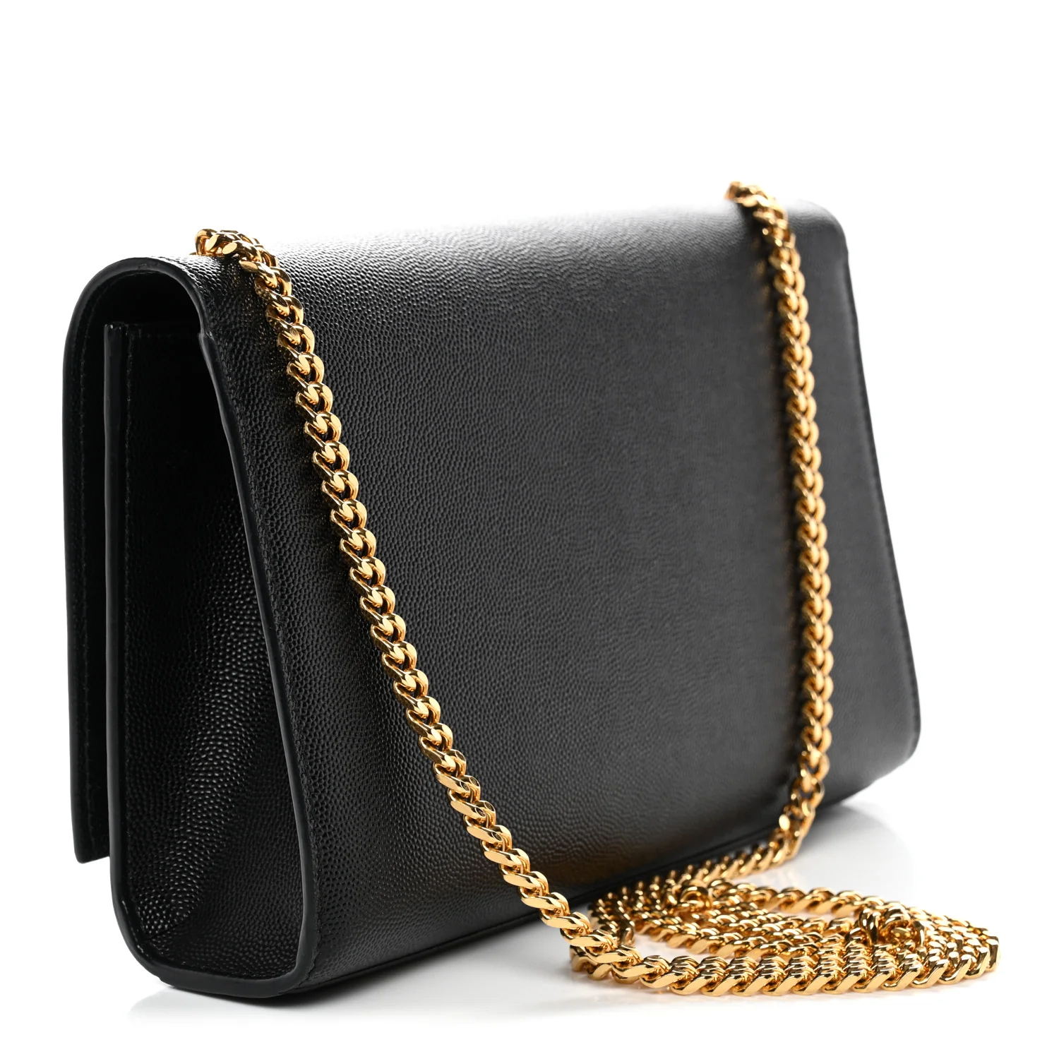 Grain De Poudre Medium Classic Monogram Kate Satchel Black - Image 3