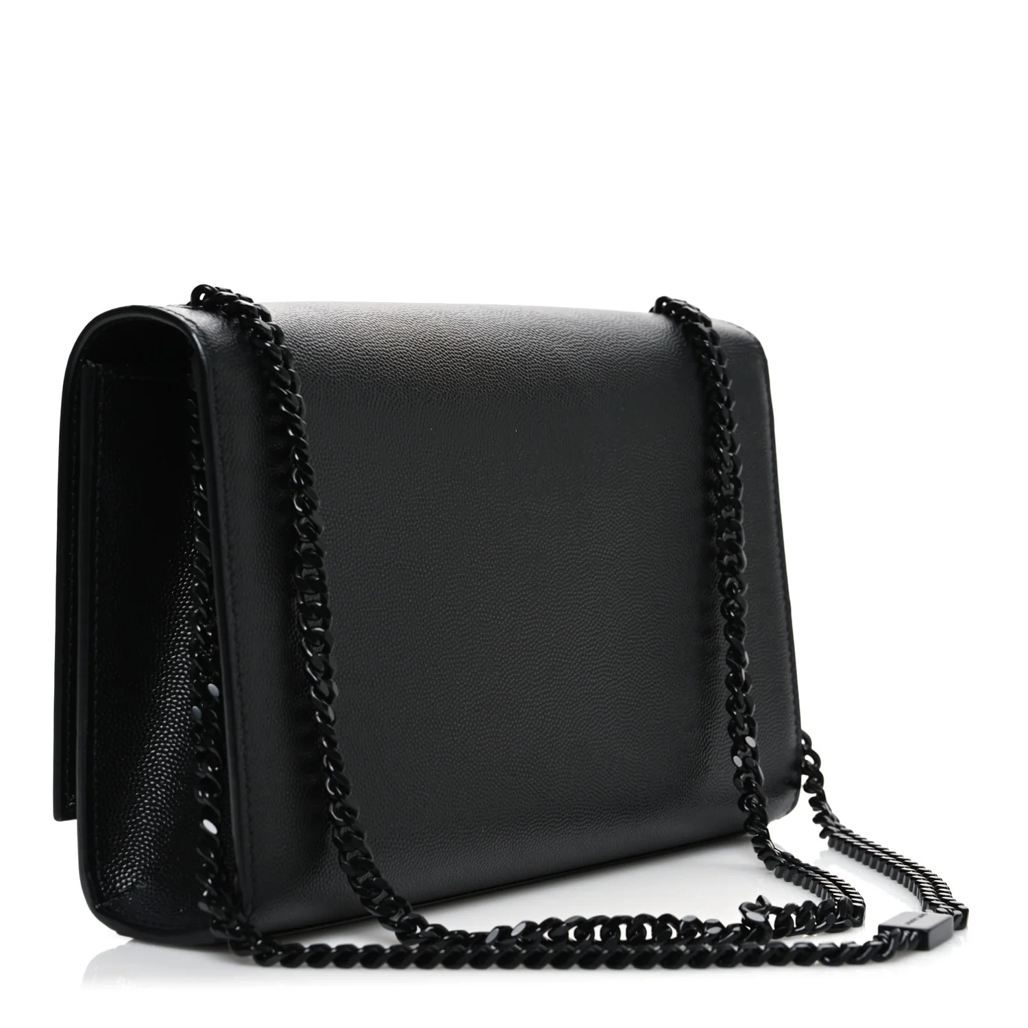 Grain De Poudre Medium Classic Monogram Monochrome Kate Satchel Black - Image 3
