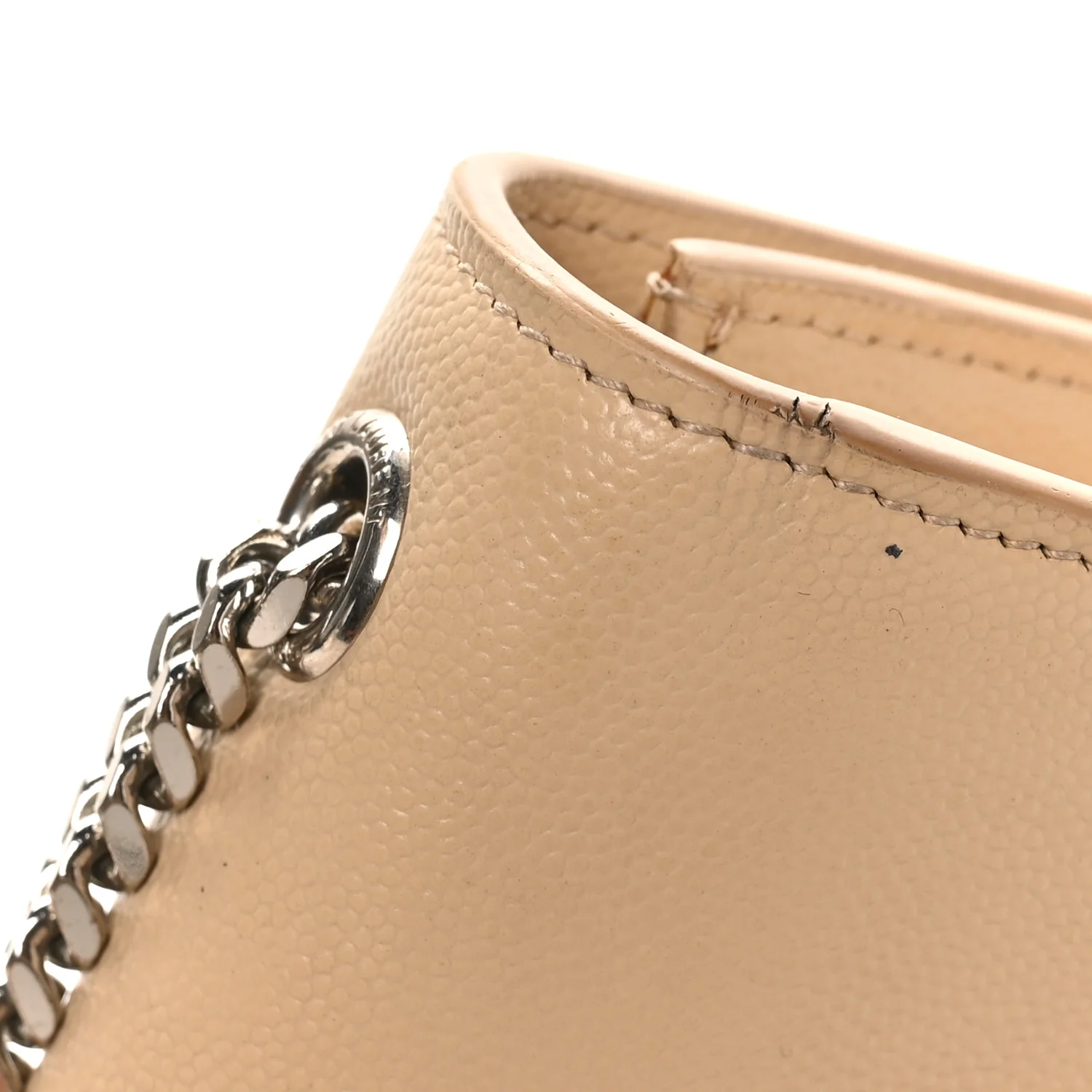 Grain De Poudre Medium Monogram Kate Satchel Sable Beige - Image 10
