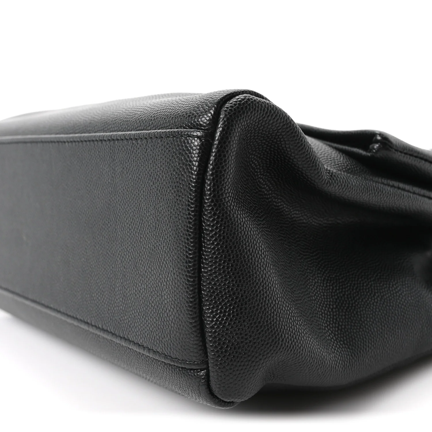 Grain De Poudre Medium West Hollywood Monogram Fold-Over Black - Image 10