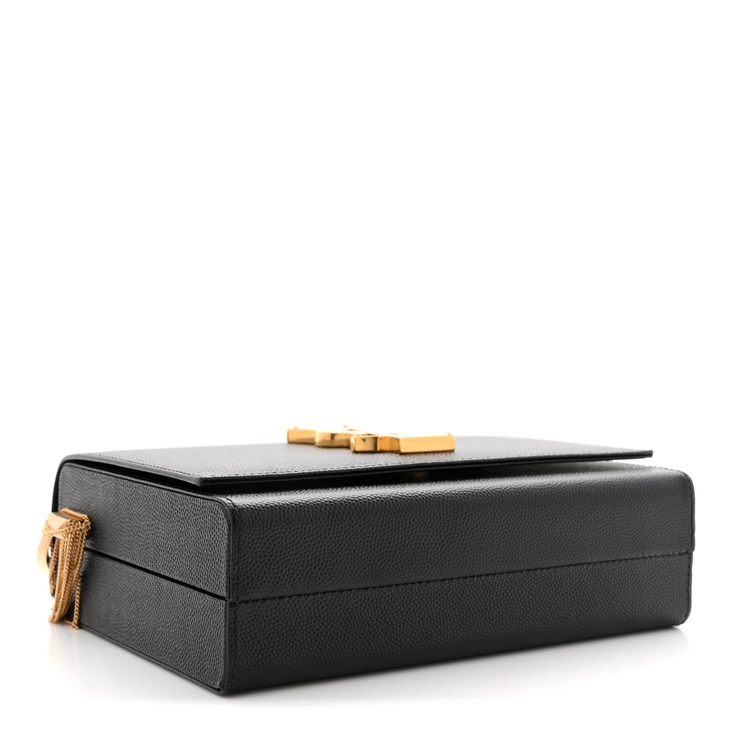 Grain De Poudre Monogram Small Kate Slide Chain Crossbody Box Bag Black - Image 4